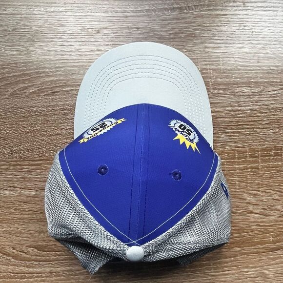 Royal 50 Mountain Bike Race Hat "Royal 50"  "Gorgeous 25" Blue and Gray - Picture 4 of 13